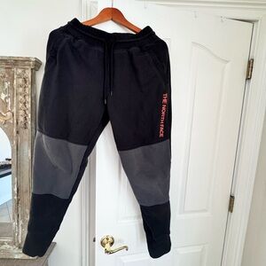 The North Face Black and Gray Joggers with Tapered Fit